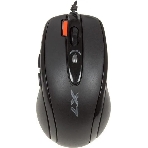 Мышь проводная A4Tech X-710BK черный, 2000 dpi, USB, кнопки - 7, фото 1