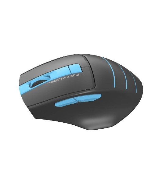 Мышь беспроводная A4Tech Fstyler FG30 серый/синий, 2000 dpi, радиоканал, USB, кнопки - 5