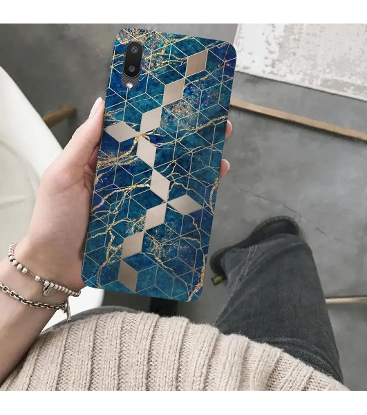 Чехол (клип-кейс) Gresso Meridian, для Samsung Galaxy A02, синий gr17aaae8917