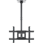 Кронштейн для телевизора ONKRON N2L 32'-80' потолочный, телескопический, черный, фото 1
