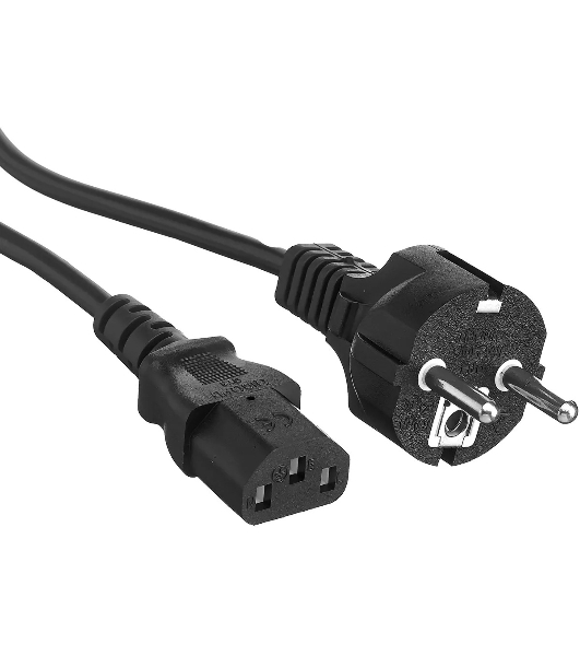 Шнур сетевой Rexant СЕЕ 7/7 (Schuko) – IEC 320 C13 3x1,0мм², длина 3м