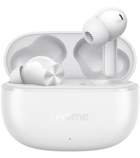 Наушники TWS Realme Buds T200x белый, внутриканальные, Bluetooth, до 30 ч