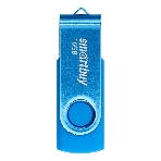 Флешка USB Smartbuy Twist Blue (SB016Gb2TWB), 16Gb, USB 2.0, R/W 15/10, синий, фото 1