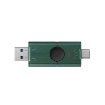 Флешка USB Kingston DataTraveler Duo (DTDEG2/128Gb), 128Gb, USB 3.2/Type-C, R/W 100/60, зеленая, фото2
