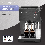 Кофеварка рожковая Zigmund & Shtain ZCM-889 черный, исп. кофе - молотый, 1.4 л, 1500 Вт. 20 бар, фото6