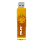 Флешка USB Smartbuy Twist Yellow (SB004 Gb2TWY), 4 Gb, USB 2.0, R/W 10/7, желтый, фото4