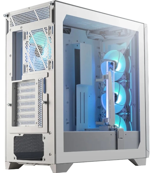 Компьютерный корпус MSI MPG GUNGNIR 300R AIRFLOW White, Midi Tower, EATX,2xUSB 3.2 Gen 1, 1xUSB 3.2 Gen2 Type-C,4x120мм PWM ARGb Fan, ARGb+PWM Control Board, Tempered Glass Window
