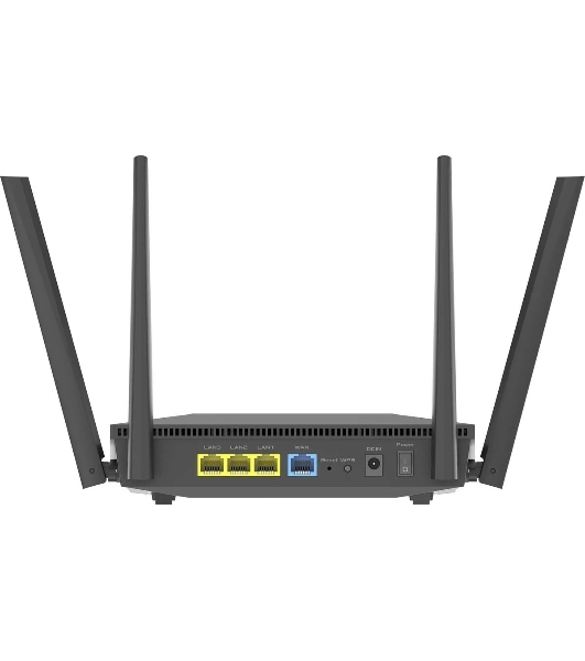 Роутер беспроводной Asus RT-AX52 AX1800 10/100/1000BASE-TX черный