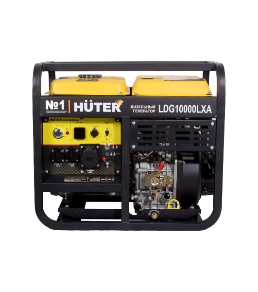 Электрогенератор дизельный Huter LDG 10000LXА, 8.5 кВт, 82 дБ, 124.8 кг