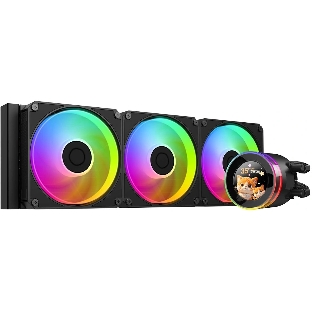 Система водяного охлаждения ID-Cooling SL360 V2 ARGB черный, алюминий/медь, 2500 об/мин, 31 дБ, 4 pin, 350 Вт