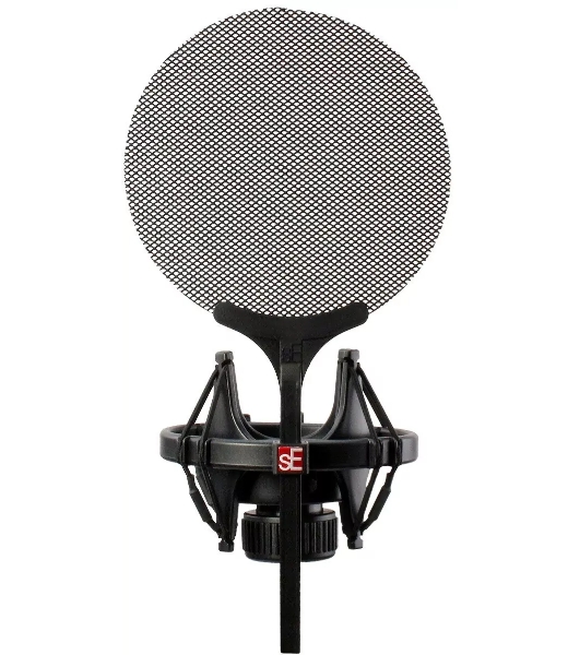 Микрофон конденсаторный sE Electronics SE 2200 20 Гц - 20 кГц, кардиоида, комплектация: металлический поп-фильтр, держатель типа паук, резьбовой переходник на микрофонную стойку