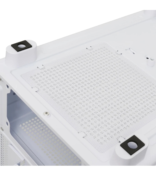 Компьютерный корпус HSPD M510, Mesh Mid Tower, белый, TG, 0.5 SPCC, 4x120мм ARGb ATX, mATX, mITX 180/280/160мм 1x2.5', 1x3.5', 7xPCI 2xUSB-A 3.0 517x277x418мм