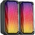 Акустическая система RGb 2.0 + Bluetooth, Qumo Charisma (ВТ 0054), 15ВТ, объемное звучание, отключаемая многорежимная RGb подсветка, USB+Jack 3,5мм, фото 1