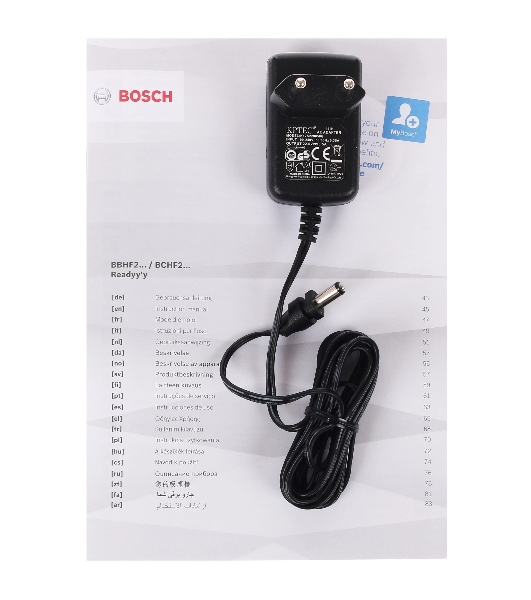 Пылесос вертикальный Bosch BCHF 2MX20 синий, питание от аккумулятора, 150 Вт, уборка сухая, пылесборник 0.4 л