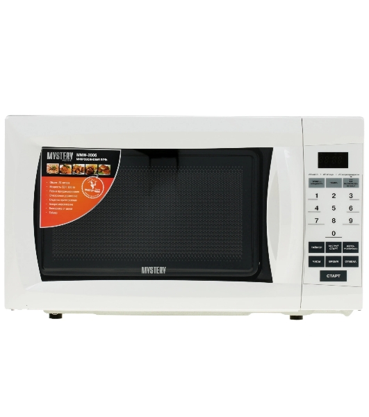 Микроволновая печь Mystery MMW-2006 белый, 20 л, 800 Вт, переключатели - сенсор