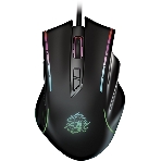 Мышь проводная Qumo Medusa M81 черный, 3200 dpi, USB, кнопки - 7, фото 1