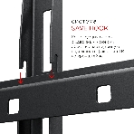 Кронштейн для телевизора Holder LCD-F8601-B черный 55'-100' макс.75кг настенный фиксированный, фото2