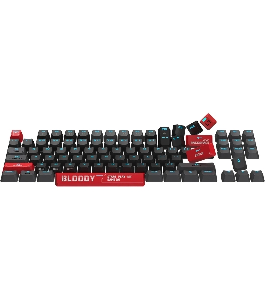 Клавиатура A4Tech Bloody AT87 проводная USB черный/красный