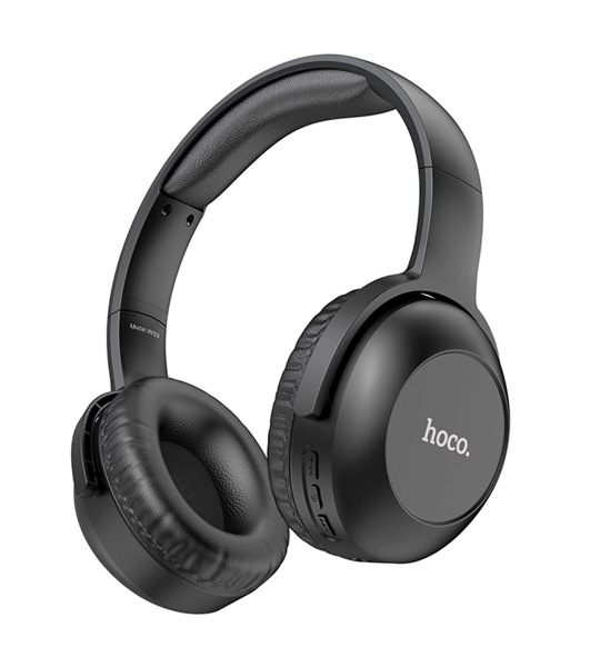 Беспроводные/проводные наушники Hoco W33 черный, полноразмерные, Bluetooth + проводной, складная конструкция, до 10 ч.