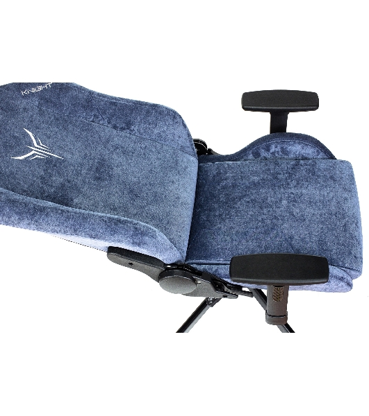 Кресло Knight N1 Fabric синий, ткань, 120 кг, механизм качания