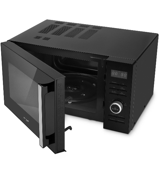 Микроволновая печь Vitek VT-MW1725 черный, 25 л, 900 Вт, переключатели - кнопки, поворотный механизм