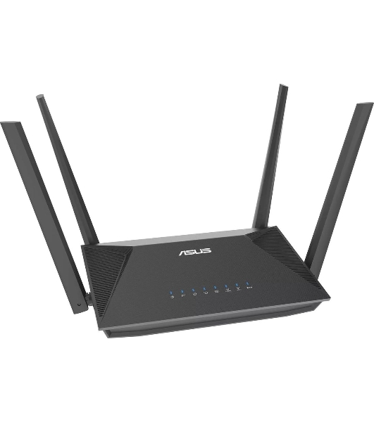 Роутер беспроводной Asus RT-AX52 AX1800 10/100/1000BASE-TX черный