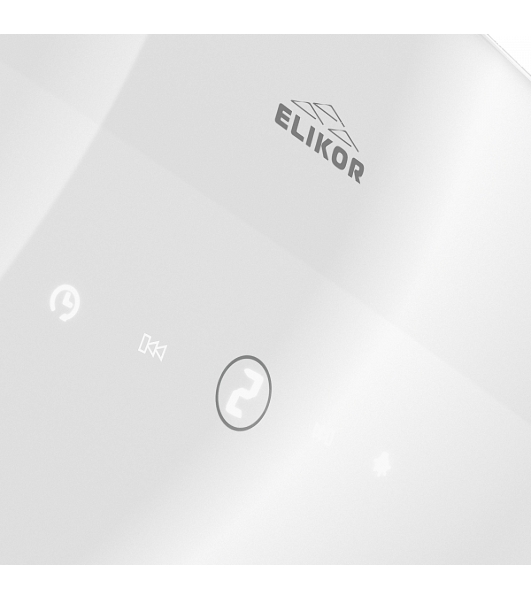 Вытяжка каминная Elikor Wave WH 60 белый, 60 см, 750 куб. м/ч, 56 дБ