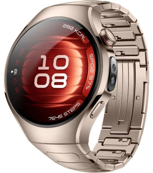 Умные часы Huawei Watch 5 Soc-L29M, 1.38' LTPO AMOLED, Wi-Fi, Bluetooth, NFC, IP69, песочный / бежевый / золотистый