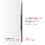 Кронштейн для телевизора Holder LCD-F8601-B черный 55'-100' макс.75кг настенный фиксированный, фото3