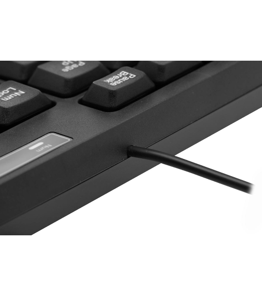 Клавиатура проводная Defender Concept HB-164, USB, черный