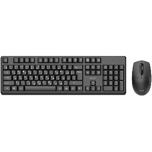 Комплект клавиатура+мышь Acer OCC501 проводной, USB, 1200 DPI, черный