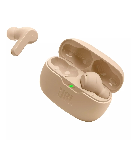 Наушники TWS JBL Wave Beam песочный, внутриканальные, Bluetooth, быстрая зарядка, до 8 ч