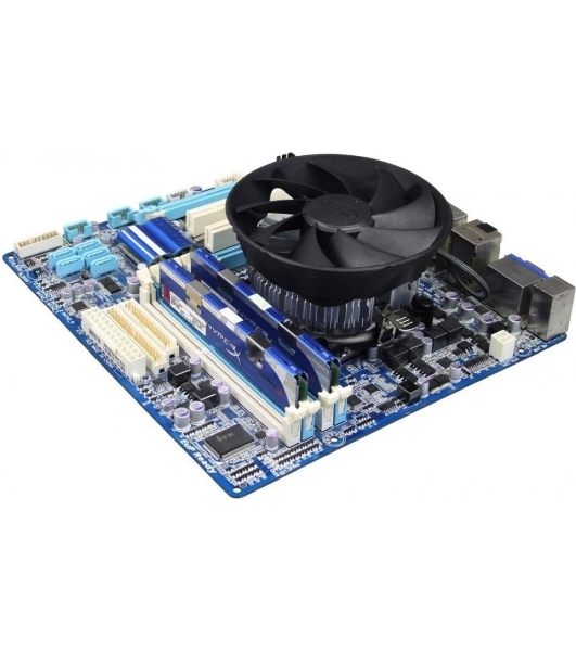 Кулер для процессора DEEPCOOL GAMMA HUNTER V2 черный/серебристый, 120 мм, алюминий, 1600 об/мин, 21 дБ, 3 pin, 95 Вт, 63.5 мм GAMMAHUNTER