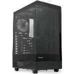 Компьютерный корпус HSPD F510, Panoramic Mid Tower, черный, TG, 0.5 SPCC, 3x120мм ARGb ATX, mATX, mITX 180/280/160мм 1x2.5', 1x3.5', 7xPCI 2xUSB-A 3.0 356x218x467мм, фото9