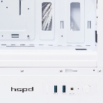 Компьютерный корпус HSPD M510, Mesh Mid Tower, белый, TG, 0.5 SPCC, 4x120мм ARGb ATX, mATX, mITX 180/280/160мм 1x2.5', 1x3.5', 7xPCI 2xUSB-A 3.0 517x277x418мм, фото4