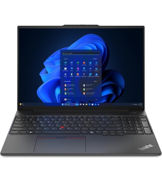 Ноутбук Lenovo ThinkPad E16 G2 Core Ultra 5 125U 16Gb SSD 512Gb Intel Graphics 16' IPS WUXGA (1920x1200) без ОС черный WiFi BT Cam (21MAS04600)