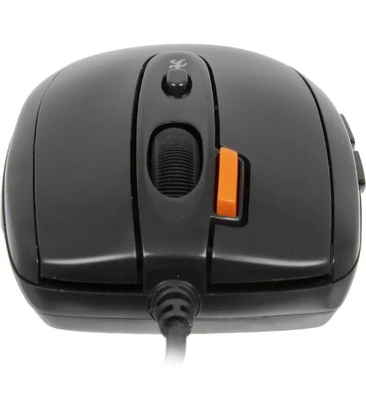 Мышь проводная A4Tech N-70FX черный, 1600 dpi, USB, кнопки - 7