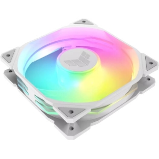 Вентилятор в корпус ASUS TUF GAMING TR120 FAN ARGB REVERSE WHITE белый, 120x120x28 мм, 2000 об/мин, 29 дБ, 4 pin