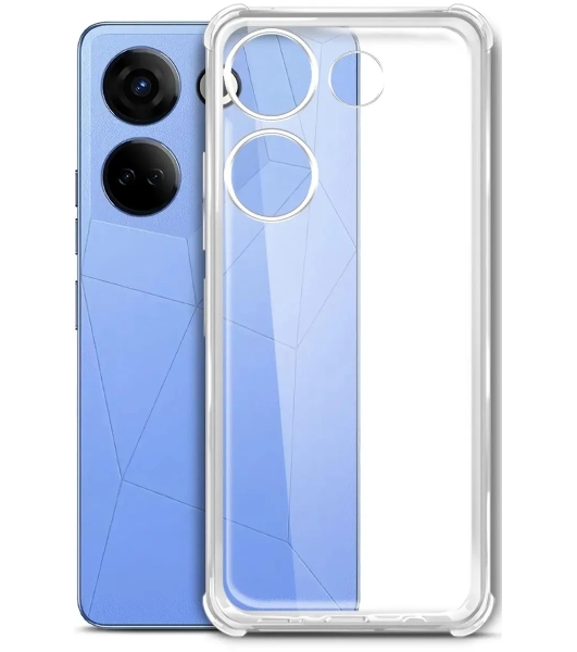 Чехол (клип-кейс) BoraSCO для Tecno Camon 20/20 Pro (4G) 72319 прозрачный