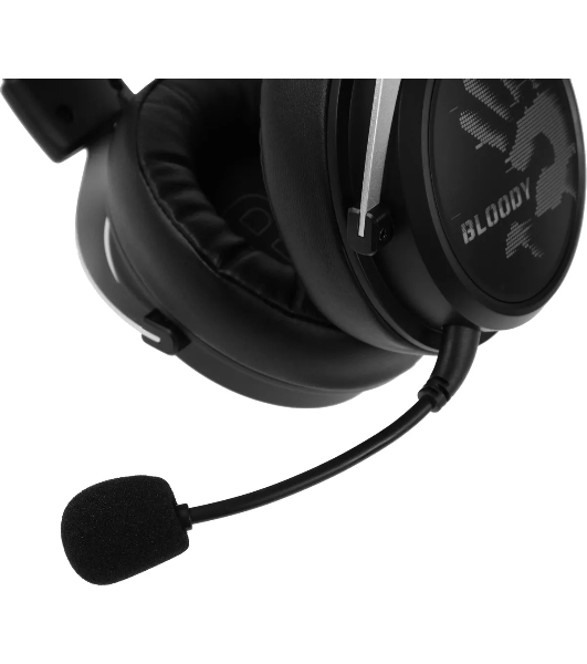 Гарнитура Bloody MR590 Sports чёрный, беспроводная + проводная, Bluetooth, до 35 ч