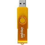 Флешка USB Smartbuy Twist Yellow (SB016GB2TWY), 16Gb, USB 2.0, R/W 15/7, желтый, фото3