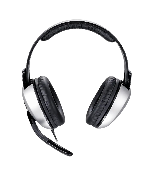 Гарнитура Genius HS-05A серый-чёрный, проводная, 3.5 мм
