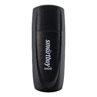 Флешка USB Smartbuy Scout black (SB064Gb2SCK), 64Gb, USB 2.0, R/W 15/8, черный