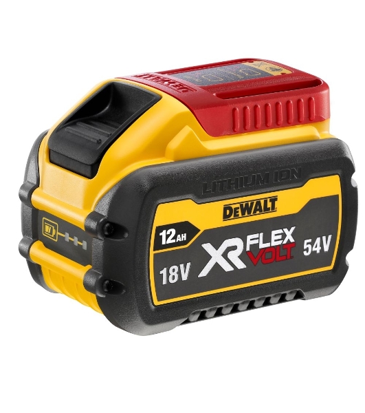 Аккумулятор DeWalt DCB548-XJ 54 В XR FLEXVOLT Li-Ion, нарпяжение: 18 и 54 В, 12.0 А·ч, XR 18.0 В