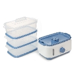 Пароварка Centek CT-1462 белый, 9 л, ярусы - 3, 1050 Вт, механическое, фото10