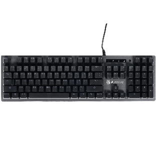 Клавиатура проводная A4Tech B760 механическая черный/серый USB Gamer LED
