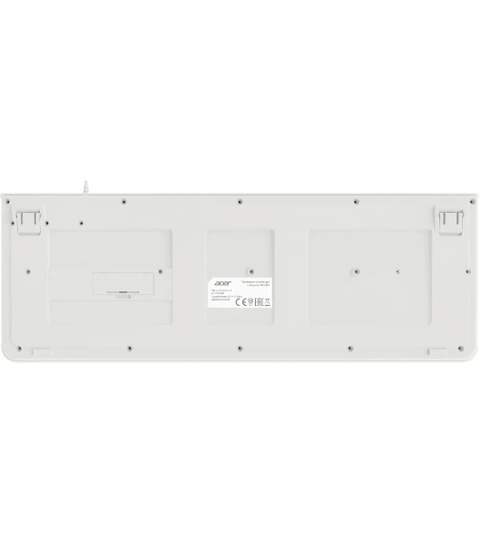 Комплект клавиатура+мышь Acer OCC400 проводной, USB, 2000 DPI, белый