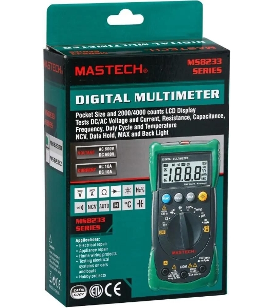Универсальный мультиметр MASTECH MS8233D