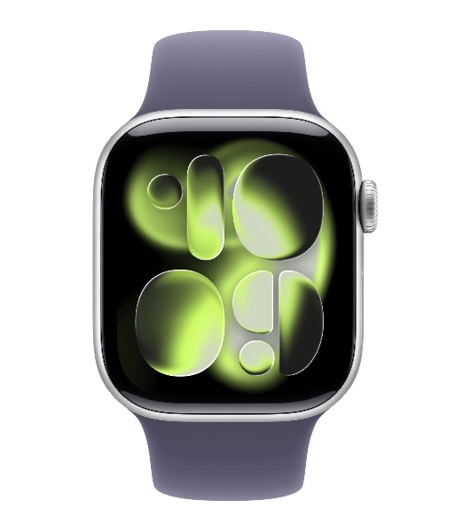 Умные часы Apple Apple Watch Series 11 GPS A3333 1.96' OLED, 4G (LTE), Wi-Fi, Bluetooth 5.3, NFC, IPX8, серебристый, фиолетовый