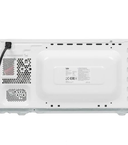 Микроволновая печь Beko SOLO MOC20100W1 белый, 20 л, 700 Вт, переключатели - поворотный механизм